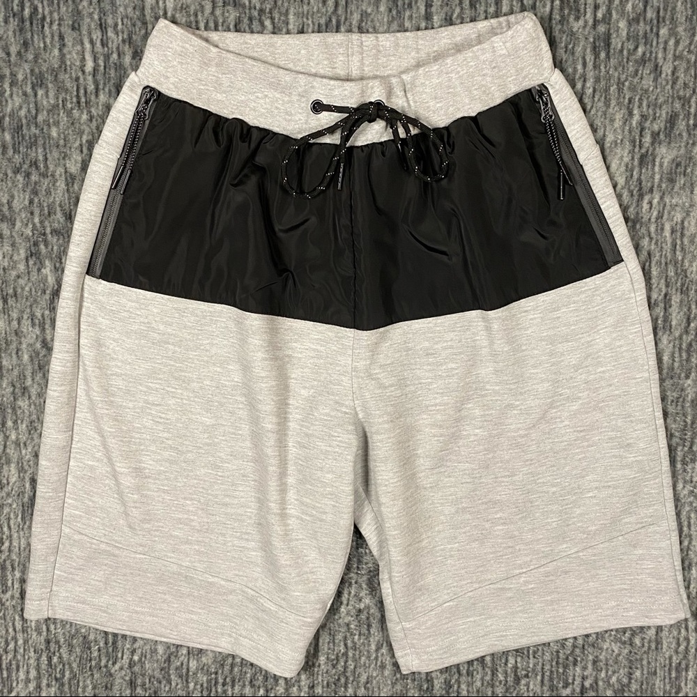 Bascom Projects Sweat Shorts Gray and Black Large